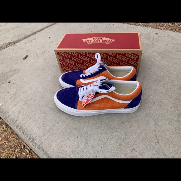 orange and purple vans
